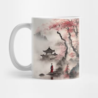 Fantasy Asian landscape Mug